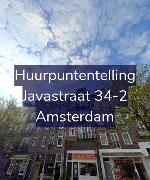 Foto gevel Huurpuntentelling voor Javastraat 34-2, Amsterdam