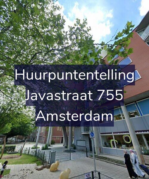 Foto gevel Huurpuntentelling voor Javastraat 755, Amsterdam