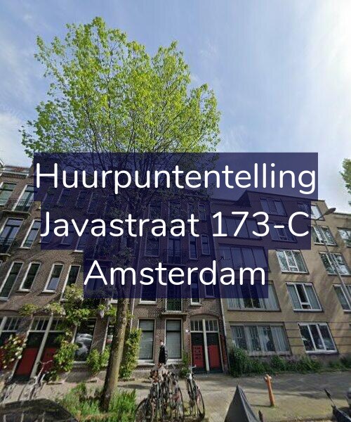 Foto gevel Huurpuntentelling voor Javastraat 173-C, Amsterdam