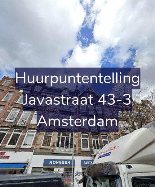 Foto gevel Huurpuntentelling voor Javastraat 43-3, Amsterdam