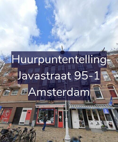 Foto gevel Huurpuntentelling voor Javastraat 95-1, Amsterdam