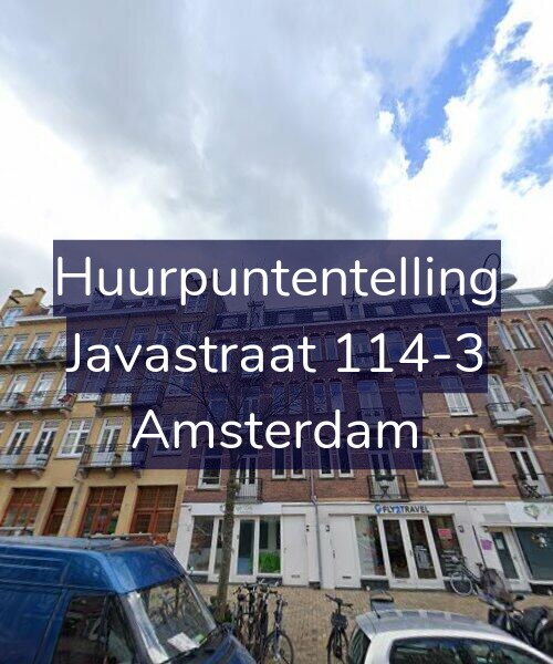 Foto gevel Huurpuntentelling voor Javastraat 114-3, Amsterdam