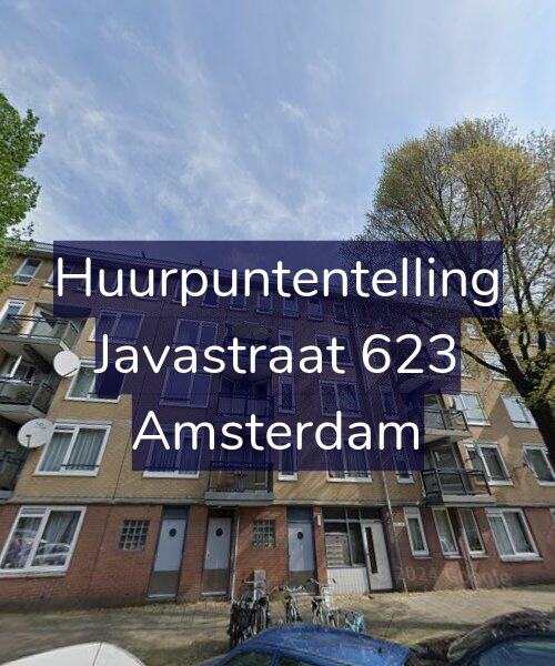 Foto gevel Huurpuntentelling voor Javastraat 623, Amsterdam