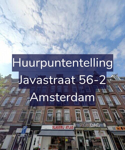 Foto gevel Huurpuntentelling voor Javastraat 56-2, Amsterdam