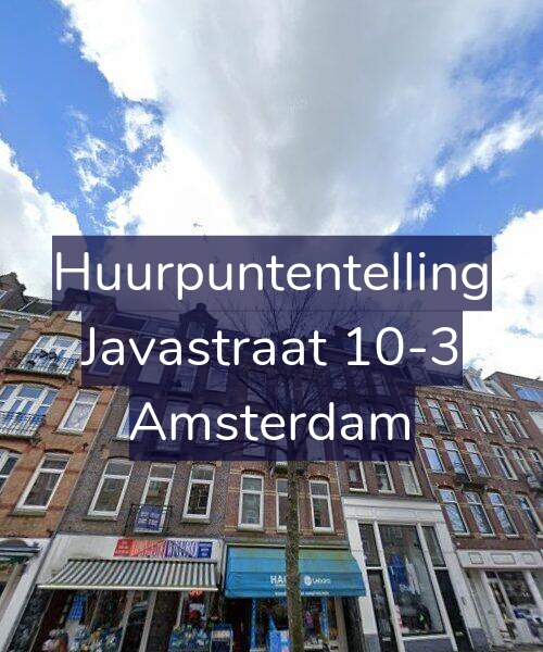 Foto gevel Huurpuntentelling voor Javastraat 10-3, Amsterdam