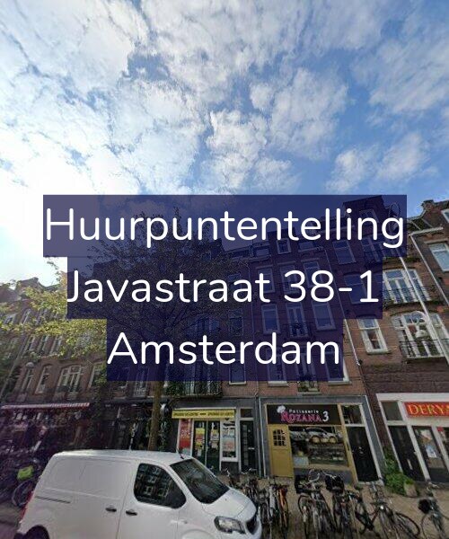 Foto gevel Huurpuntentelling voor Javastraat 38-1, Amsterdam