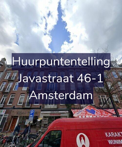 Foto gevel Huurpuntentelling voor Javastraat 46-1, Amsterdam
