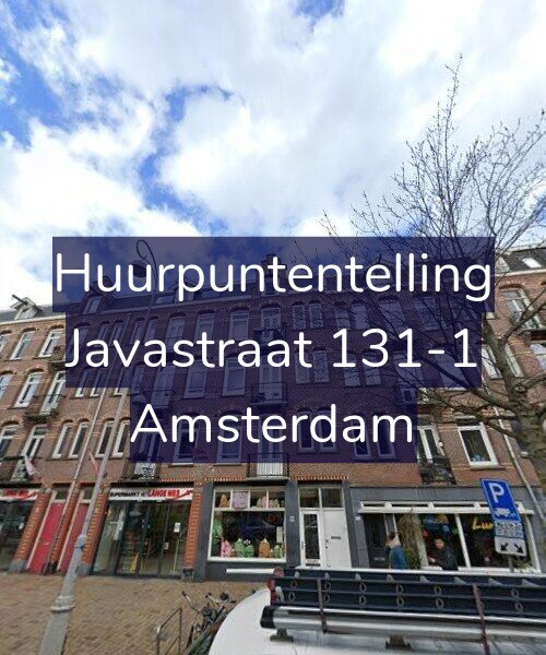 Foto gevel Huurpuntentelling voor Javastraat 131-1, Amsterdam