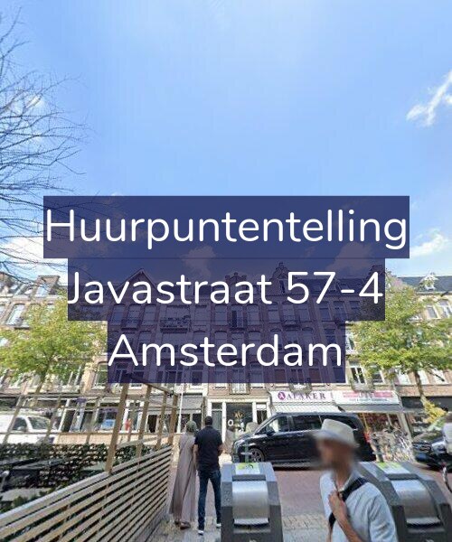 Foto gevel Huurpuntentelling voor Javastraat 57-4, Amsterdam