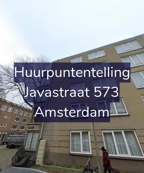 Foto gevel Huurpuntentelling voor Javastraat 573, Amsterdam