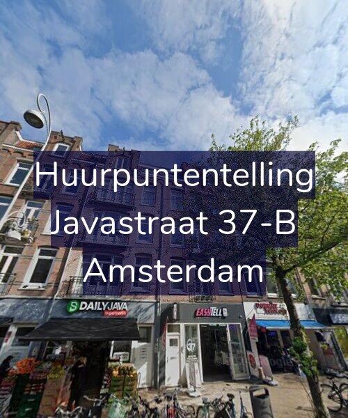 Foto gevel Huurpuntentelling voor Javastraat 37-B, Amsterdam