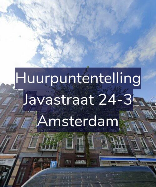 Foto gevel Huurpuntentelling voor Javastraat 24-3, Amsterdam