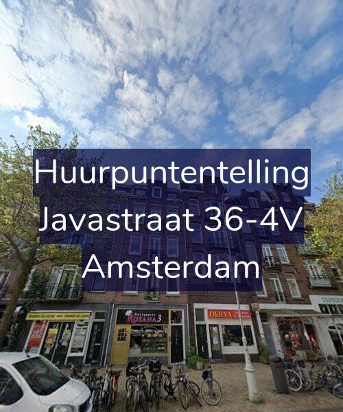 Foto gevel Huurpuntentelling voor Javastraat 36-4V, Amsterdam