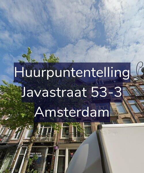 Foto gevel Huurpuntentelling voor Javastraat 53-3, Amsterdam