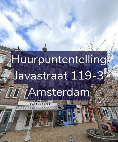 Foto gevel Huurpuntentelling voor Javastraat 119-3, Amsterdam