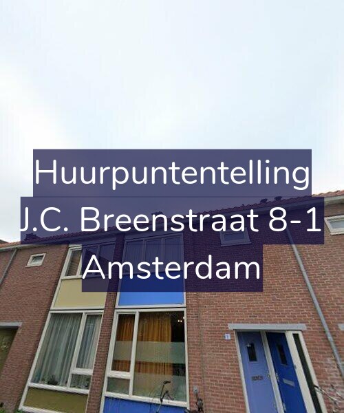 Foto gevel Huurpuntentelling voor J.C. Breenstraat 8-1, Amsterdam