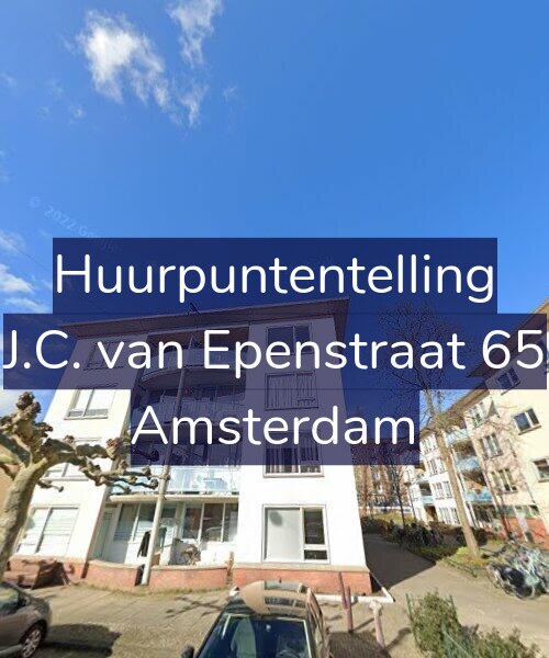 Foto gevel Huurpuntentelling voor J.C. van Epenstraat 65, Amsterdam