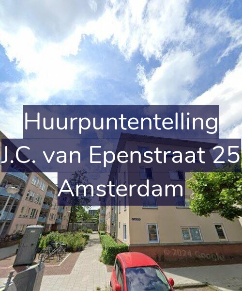 Foto gevel Huurpuntentelling voor J.C. van Epenstraat 25, Amsterdam