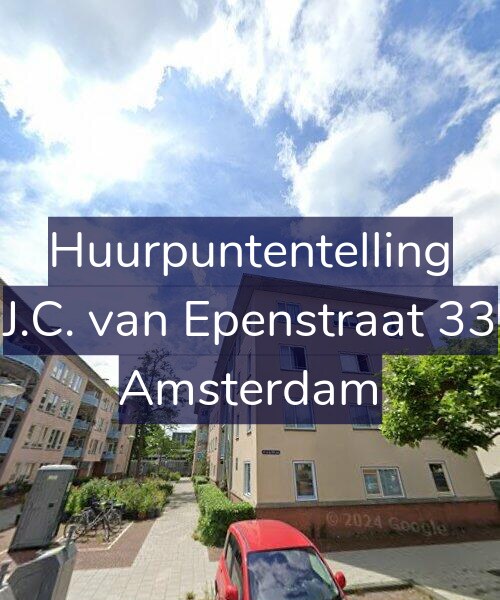 Foto gevel Huurpuntentelling voor J.C. van Epenstraat 33, Amsterdam