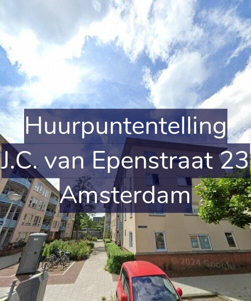 Foto gevel Huurpuntentelling voor J.C. van Epenstraat 23, Amsterdam