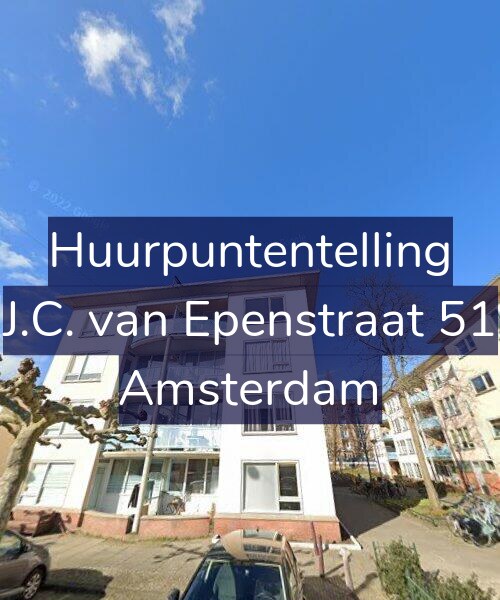 Foto gevel Huurpuntentelling voor J.C. van Epenstraat 51, Amsterdam