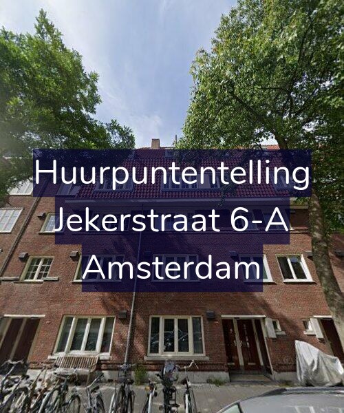 Foto gevel Huurpuntentelling voor Jekerstraat 6-A, Amsterdam