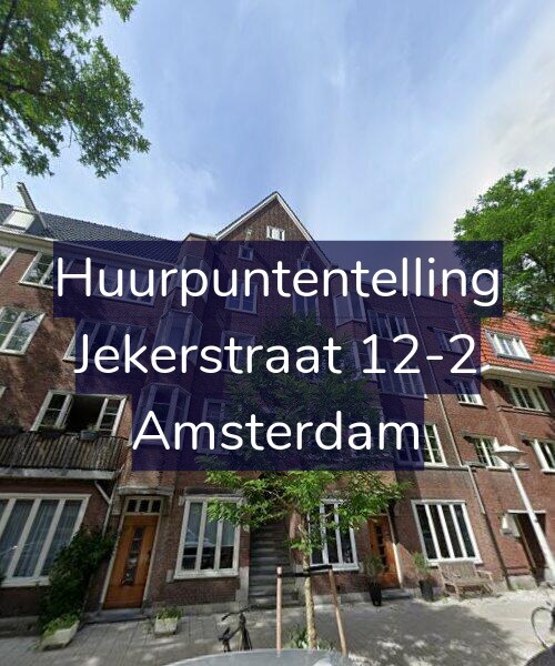 Foto gevel Huurpuntentelling voor Jekerstraat 12-2, Amsterdam