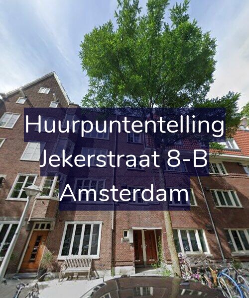 Foto gevel Huurpuntentelling voor Jekerstraat 8-B, Amsterdam