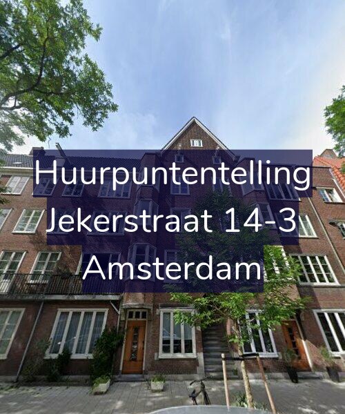 Foto gevel Huurpuntentelling voor Jekerstraat 14-3, Amsterdam
