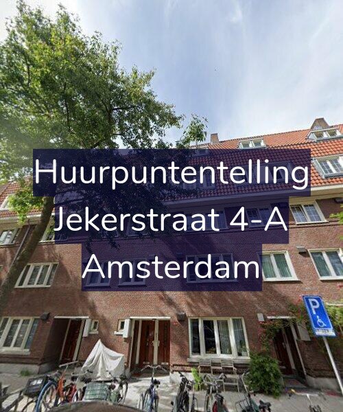 Foto gevel Huurpuntentelling voor Jekerstraat 4-A, Amsterdam
