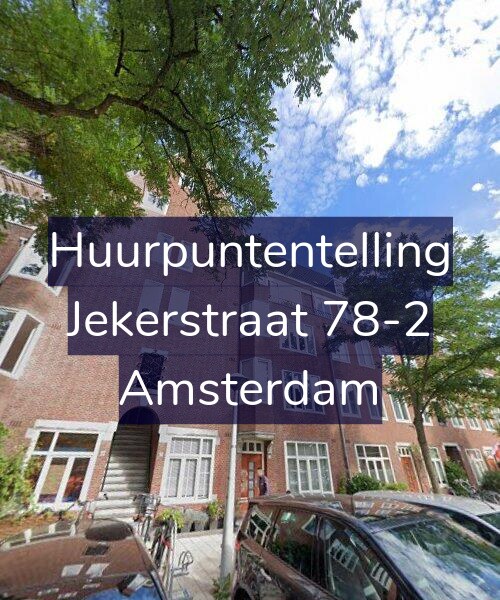 Foto gevel Huurpuntentelling voor Jekerstraat 78-2, Amsterdam