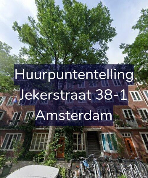 Foto gevel Huurpuntentelling voor Jekerstraat 38-1, Amsterdam