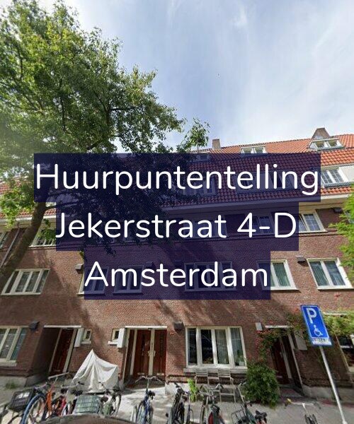 Foto gevel Huurpuntentelling voor Jekerstraat 4-D, Amsterdam