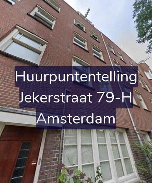 Foto gevel Huurpuntentelling voor Jekerstraat 79-H, Amsterdam