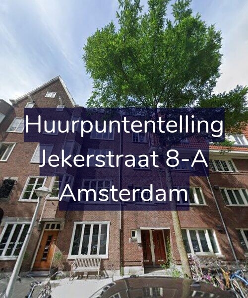 Foto gevel Huurpuntentelling voor Jekerstraat 8-A, Amsterdam