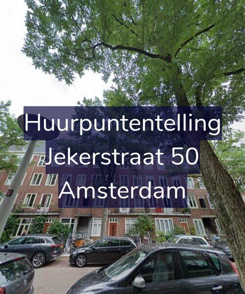 Foto gevel Huurpuntentelling voor Jekerstraat 50, Amsterdam