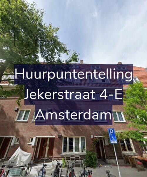 Foto gevel Huurpuntentelling voor Jekerstraat 4-E, Amsterdam