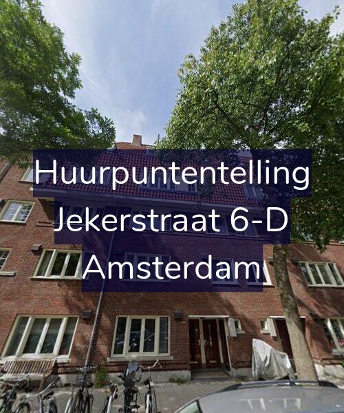Foto gevel Huurpuntentelling voor Jekerstraat 6-D, Amsterdam