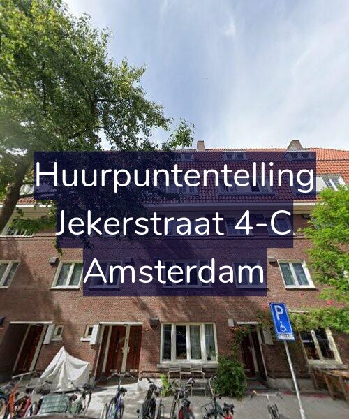 Foto gevel Huurpuntentelling voor Jekerstraat 4-C, Amsterdam