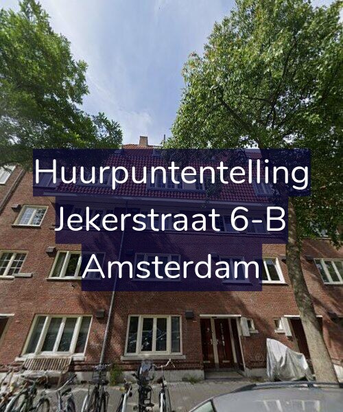 Foto gevel Huurpuntentelling voor Jekerstraat 6-B, Amsterdam