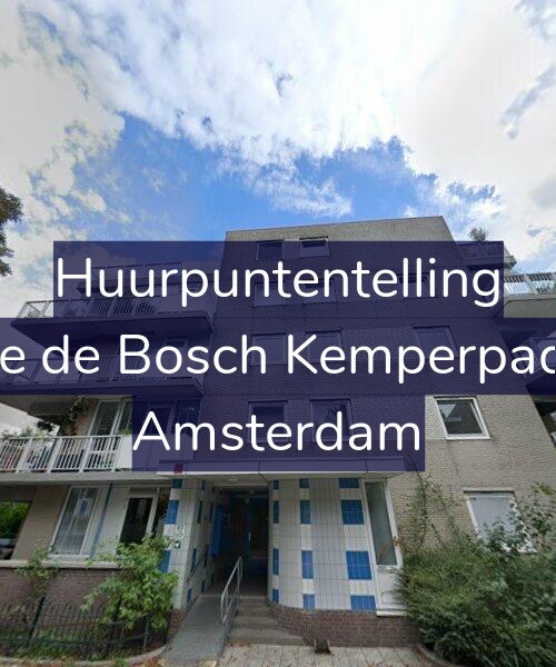 Foto gevel Huurpuntentelling voor Jeltje de Bosch Kemperpad 97, Amsterdam
