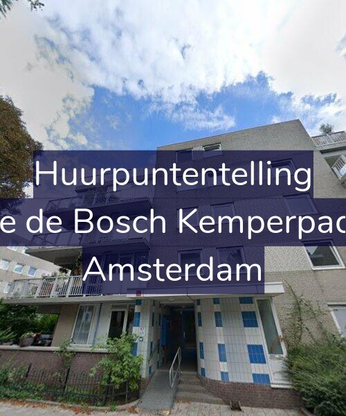 Foto gevel Huurpuntentelling voor Jeltje de Bosch Kemperpad 93, Amsterdam