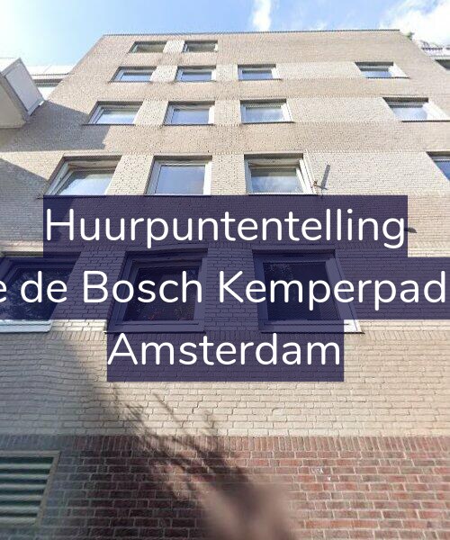 Foto gevel Huurpuntentelling voor Jeltje de Bosch Kemperpad 155, Amsterdam