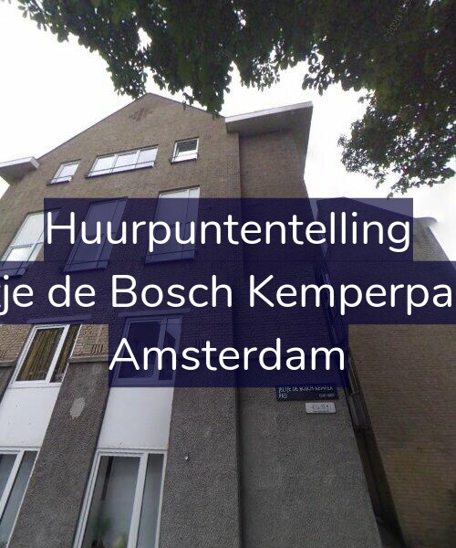 Foto gevel Huurpuntentelling voor Jeltje de Bosch Kemperpad 6, Amsterdam