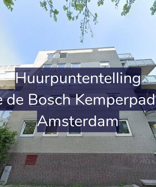 Foto gevel Huurpuntentelling voor Jeltje de Bosch Kemperpad 159, Amsterdam