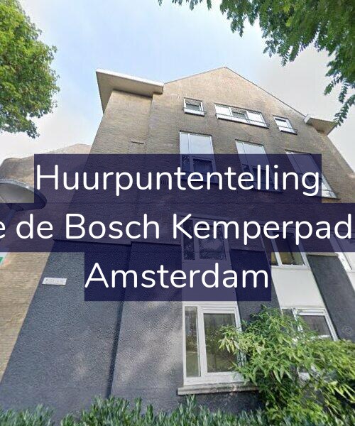 Foto gevel Huurpuntentelling voor Jeltje de Bosch Kemperpad 190, Amsterdam