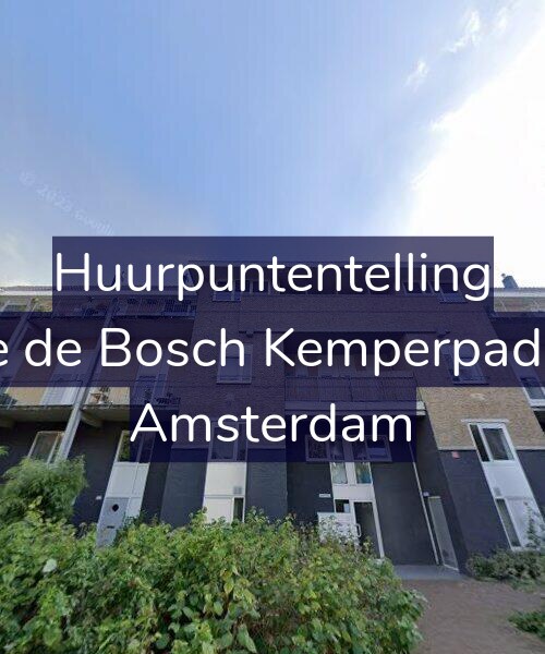 Foto gevel Huurpuntentelling voor Jeltje de Bosch Kemperpad 164, Amsterdam