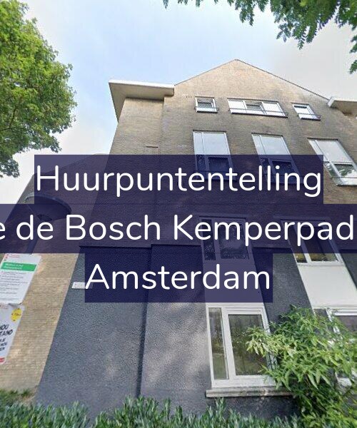 Foto gevel Huurpuntentelling voor Jeltje de Bosch Kemperpad 200, Amsterdam