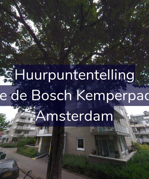 Foto gevel Huurpuntentelling voor Jeltje de Bosch Kemperpad 77, Amsterdam