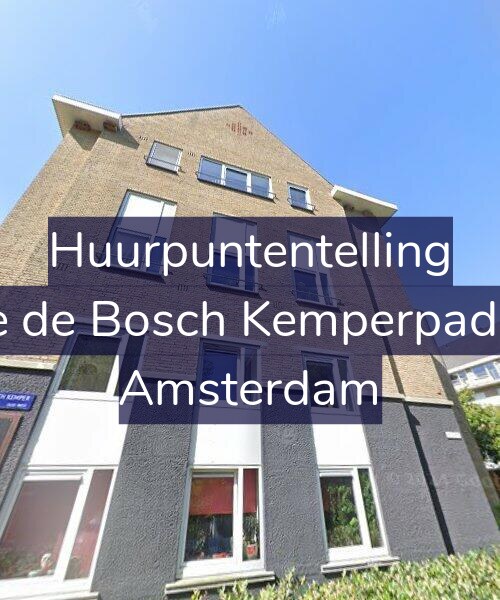 Foto gevel Huurpuntentelling voor Jeltje de Bosch Kemperpad 160, Amsterdam